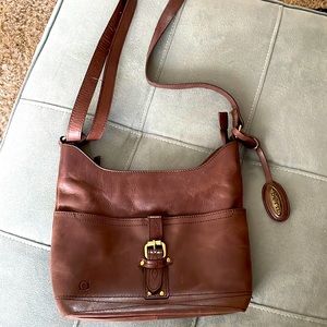 Born leather cross body purse
